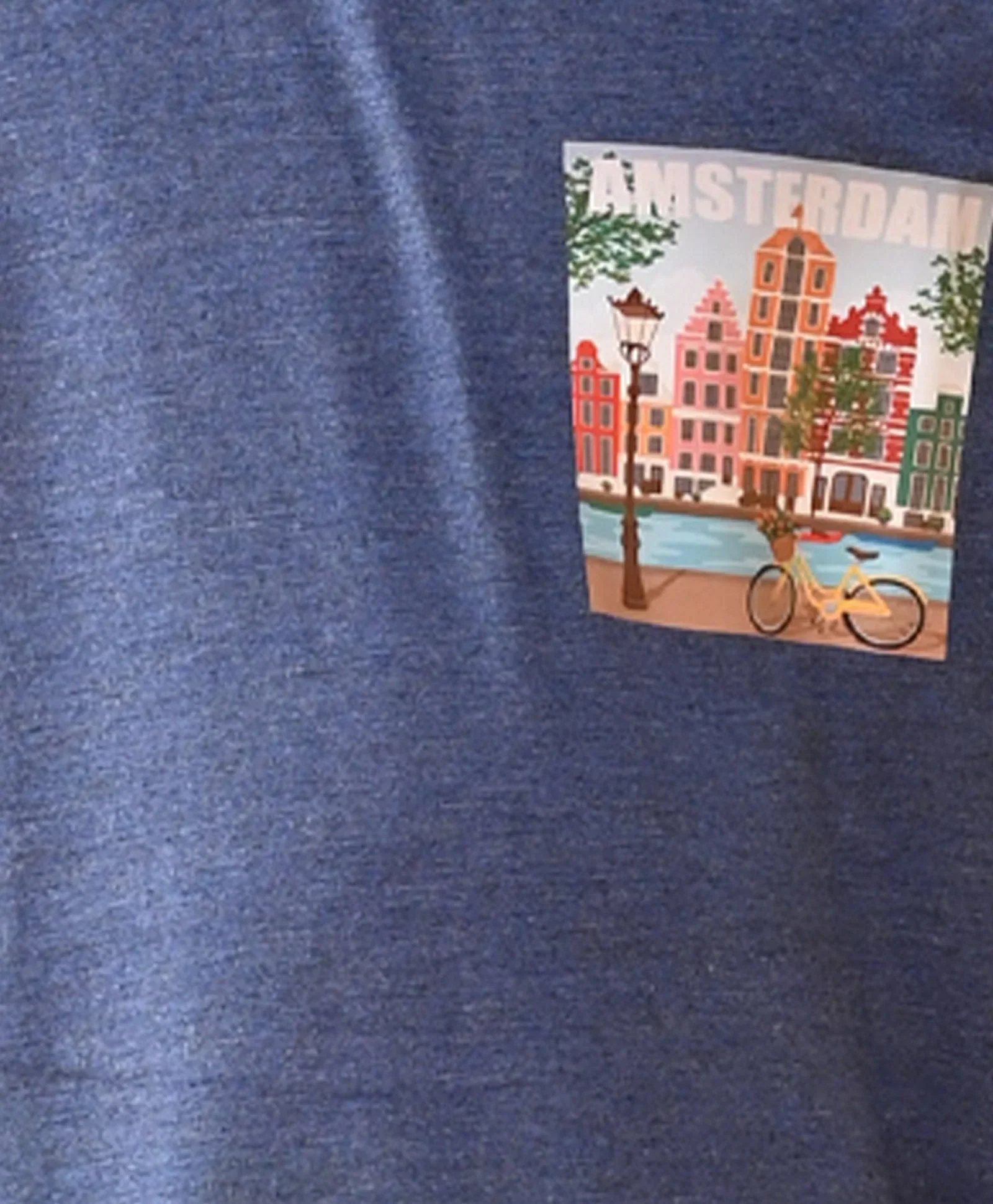 AMSTERDAM NAVY BLUE SHORT SLEEVE BOYS T-SHIRT - NAVY - Image 8