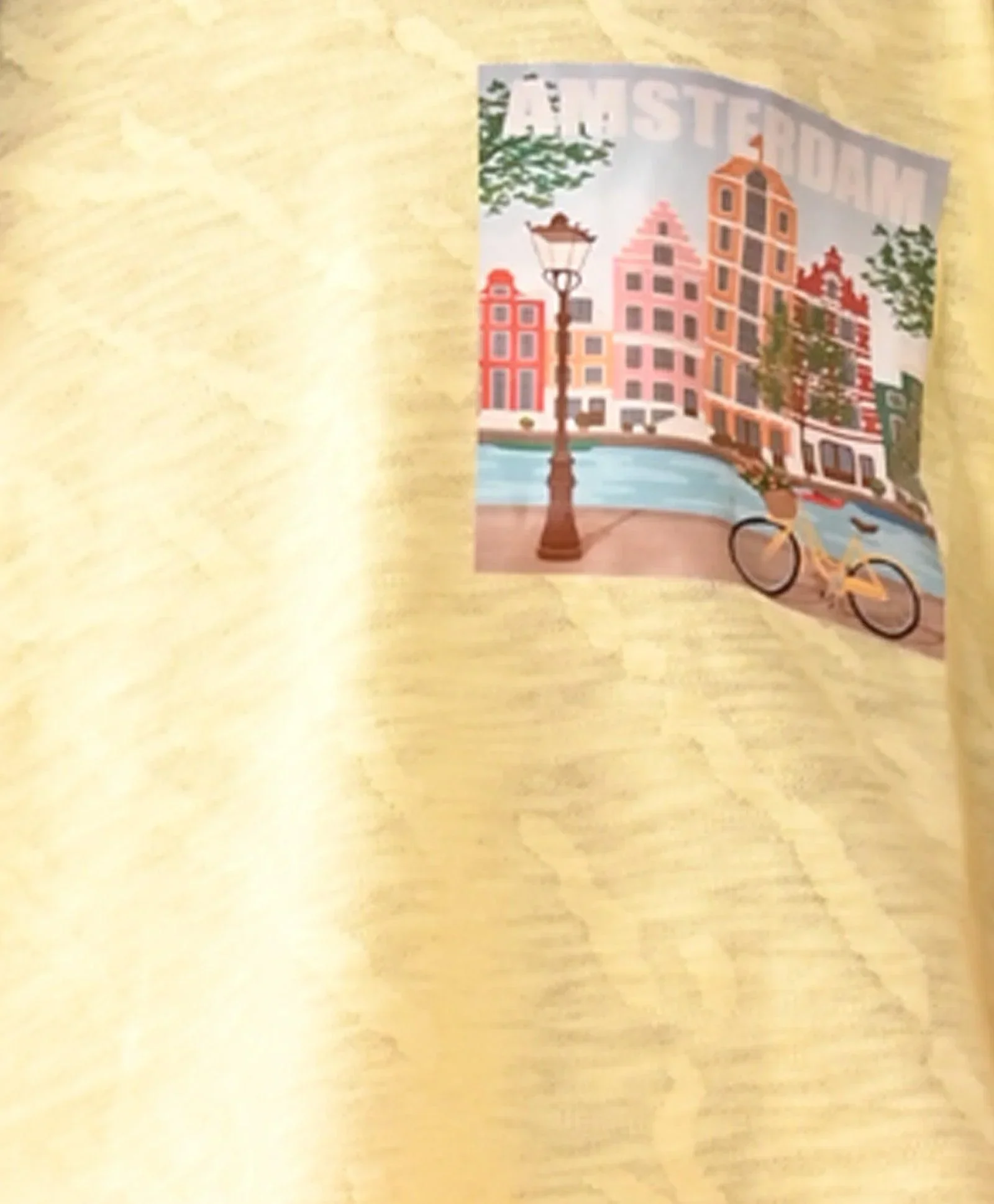 AMSTERDAM YELLOW TSHIRT HEART PINK LEGGINGS SET - YELLOW /PINK - Image 5