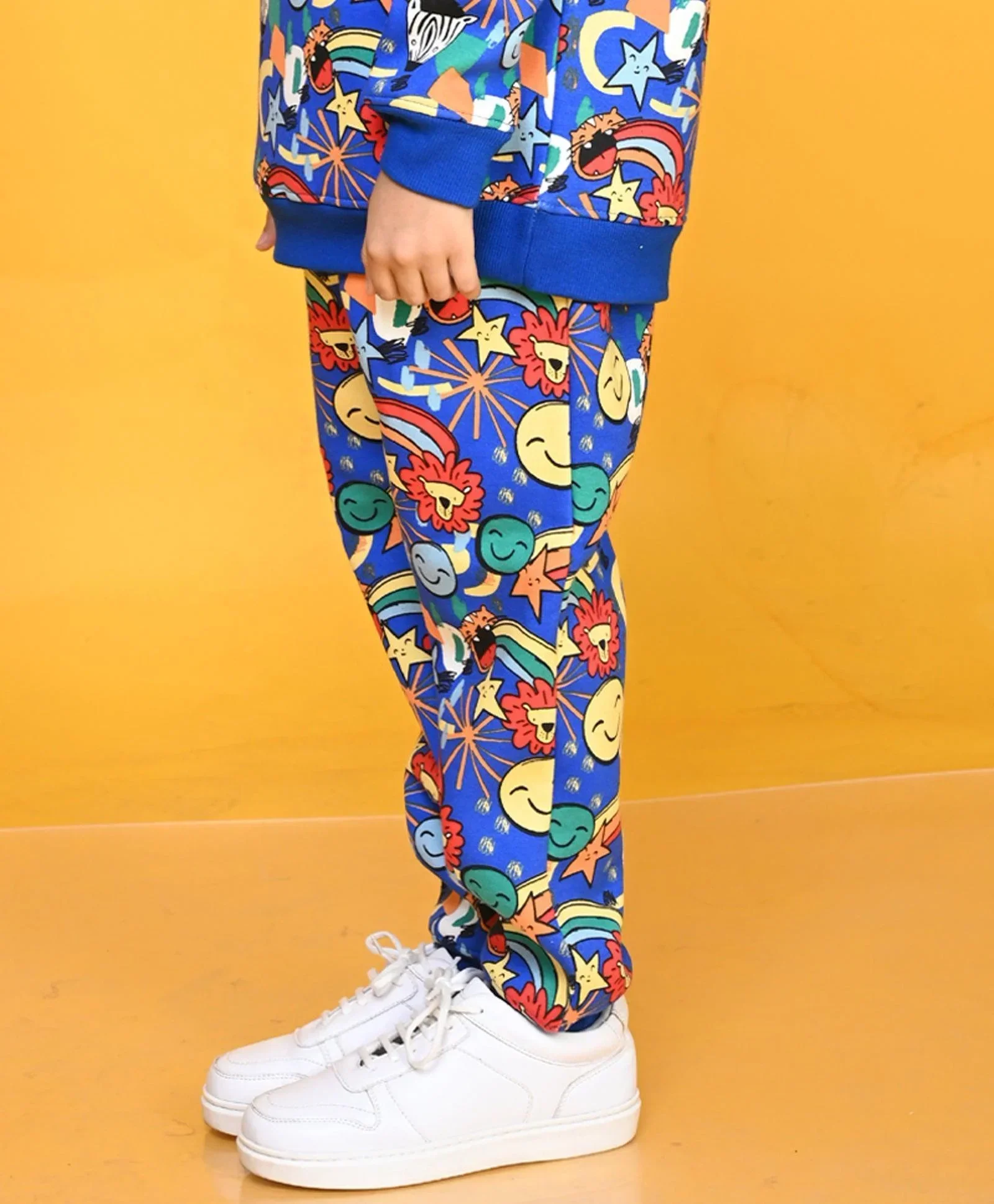 ANIMAL BOYS FLEECE JOGGER - BLUE - Image 3