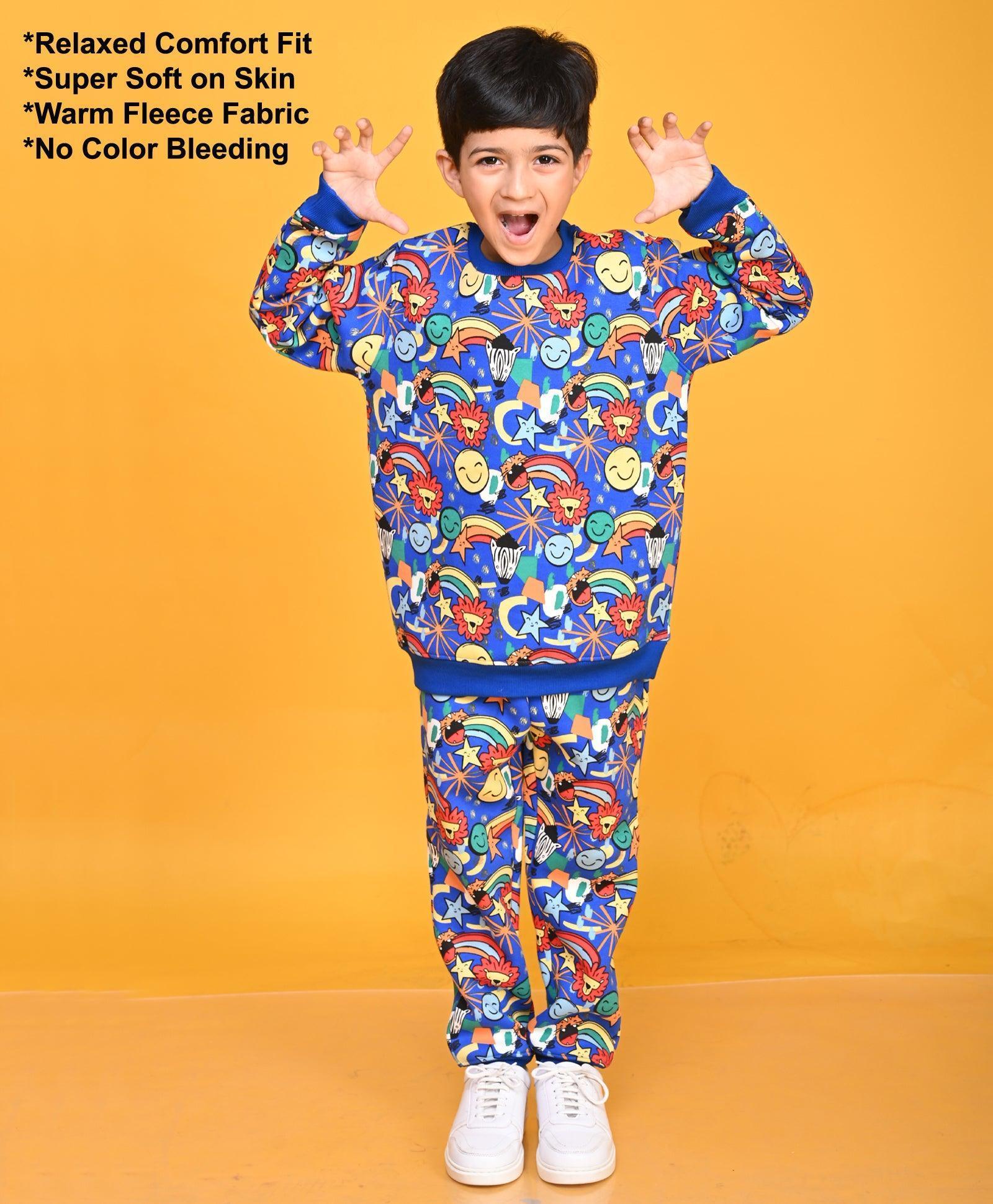 ANIMAL BOYS FLEECE JOGGER - BLUE - Image 5