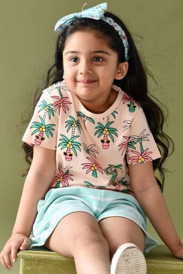 AQUA STRIPED SHORTS - Image 4