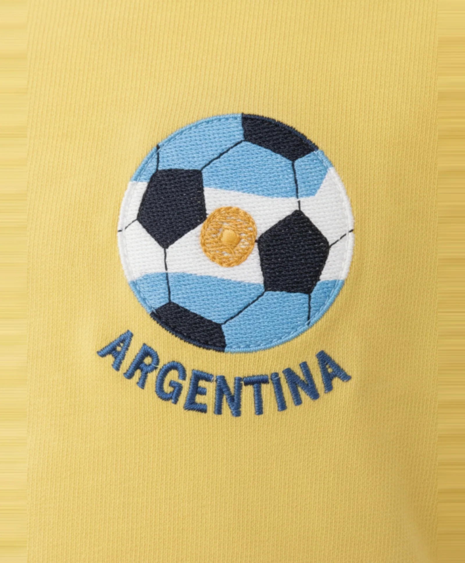 ARGENTINA YELLOW SHORT SLEEVES T-SHIRT - YELLOW - Image 4