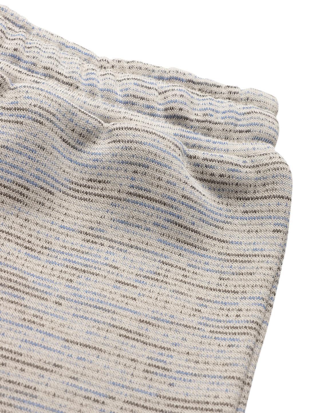 BLACK BLUE TEXTURED SUMMER GIRLS SHORTS - WHITE - Image 6