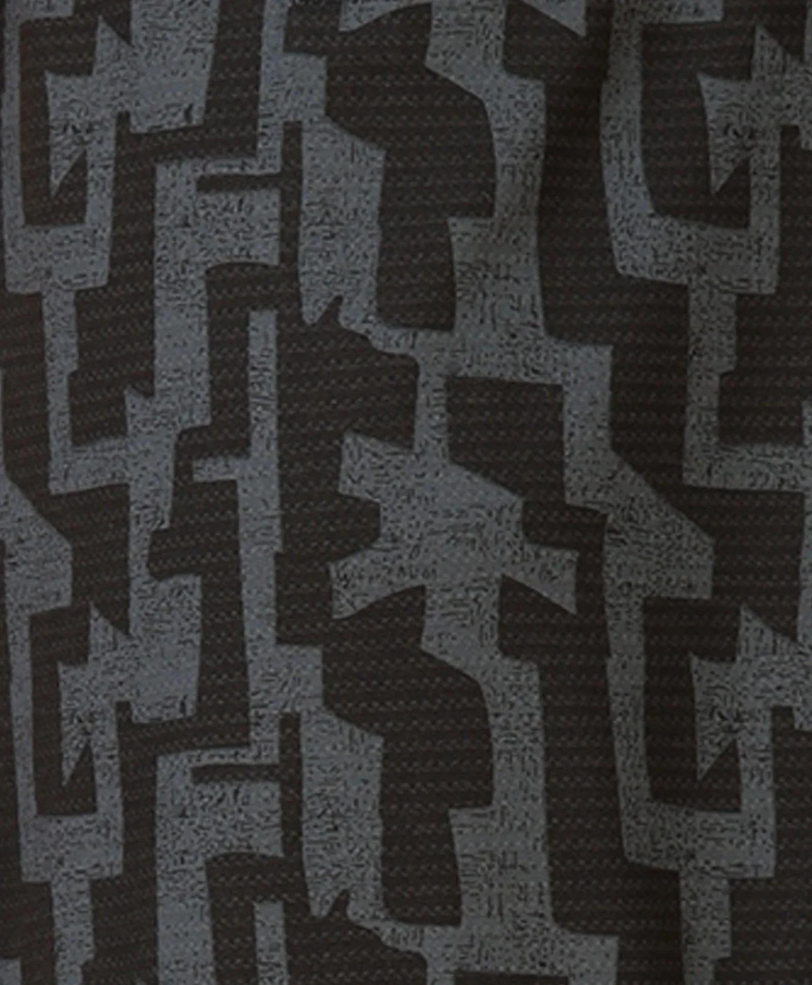 BLACK GREY  FLORAL TEXTURE FRILL DRESS - BLACK - Image 4