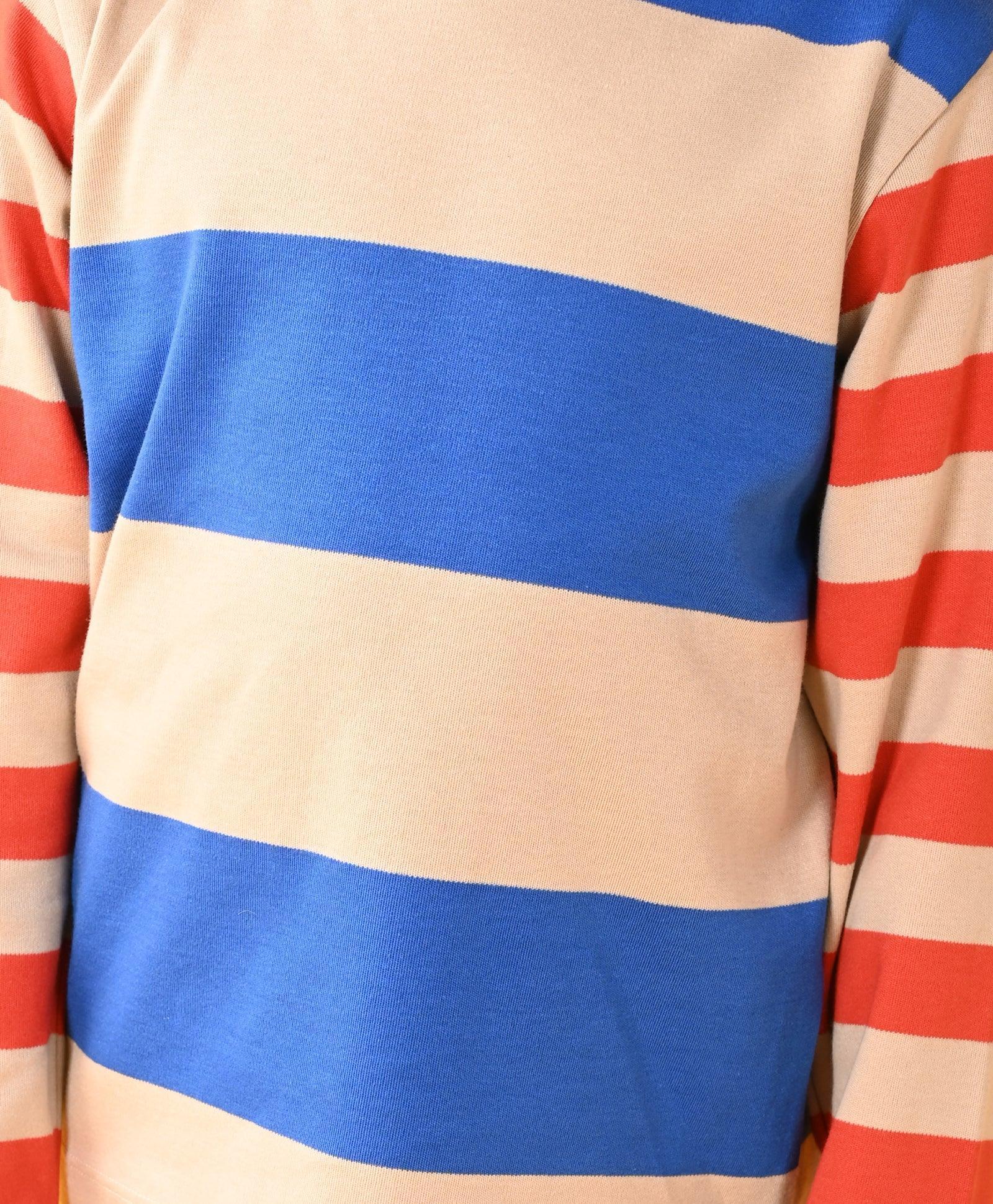 BLUE STRIPE LONG SLEEVE PYJAMA SET - FOREVER - Image 5