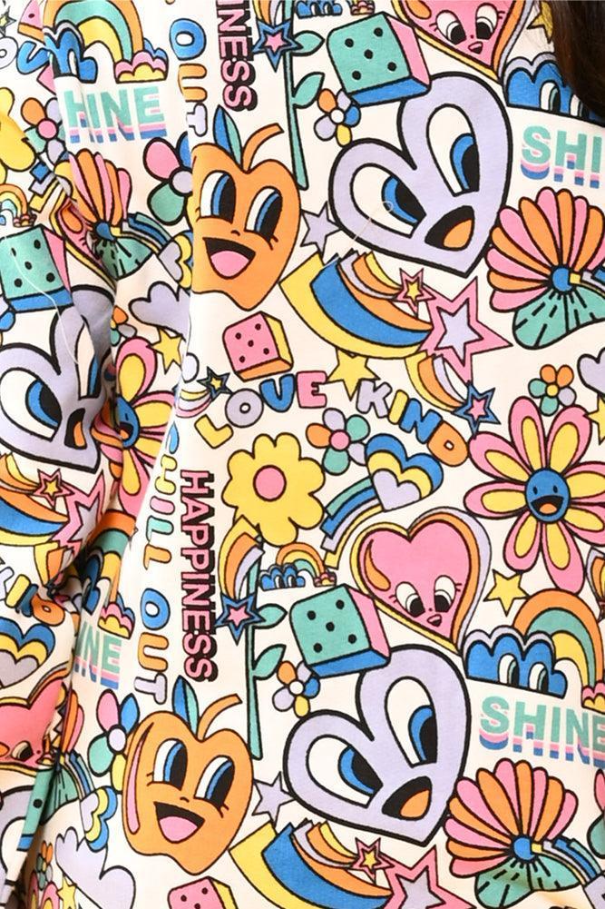 CHILL OUT FLEECE SWEATSHIRT - WHITE - Image 4