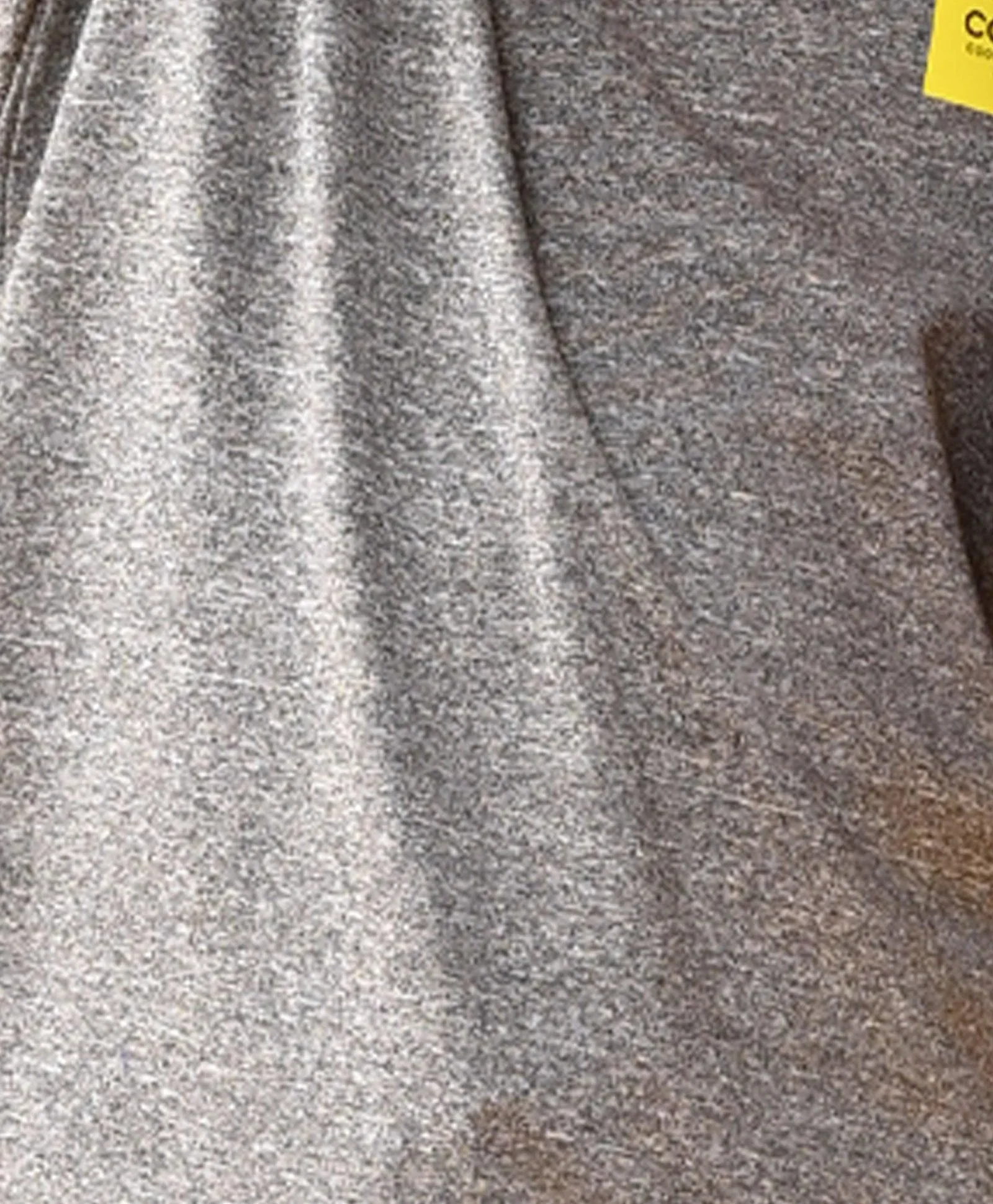 COOL PLANS BLACK MELANGE SPORTY BLACK STRIPED SHORTS SET - BLACK - Image 5