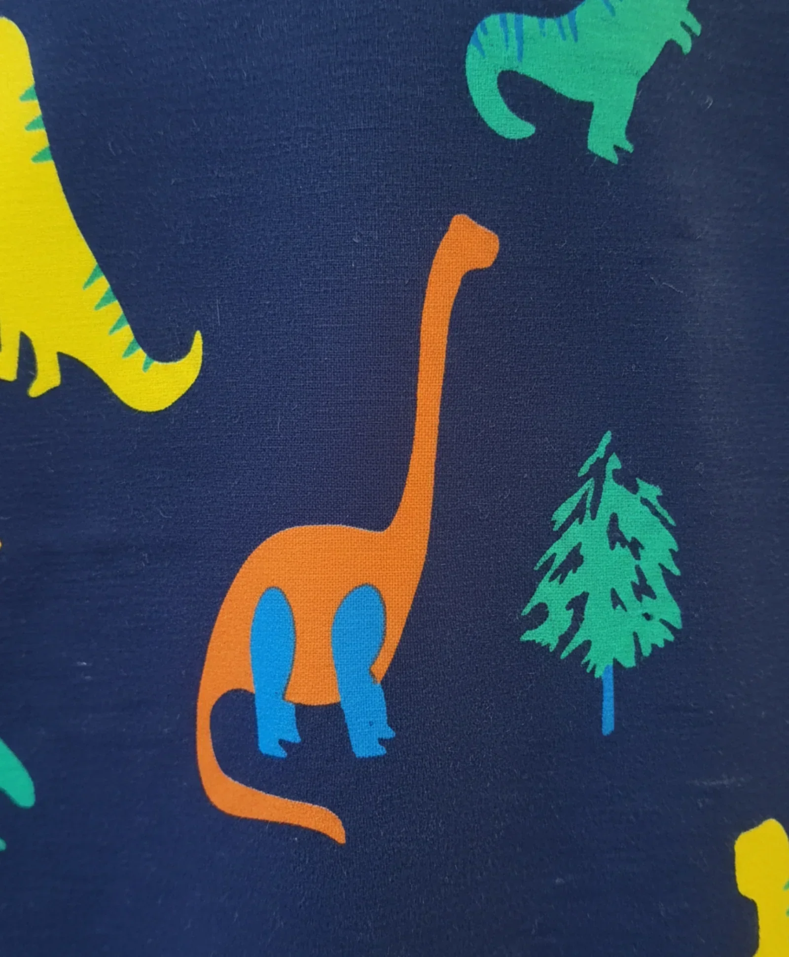 DINOSAUR FUN NAVY SHORT SLEEVE PYJAMA SET - NAVY - Image 4