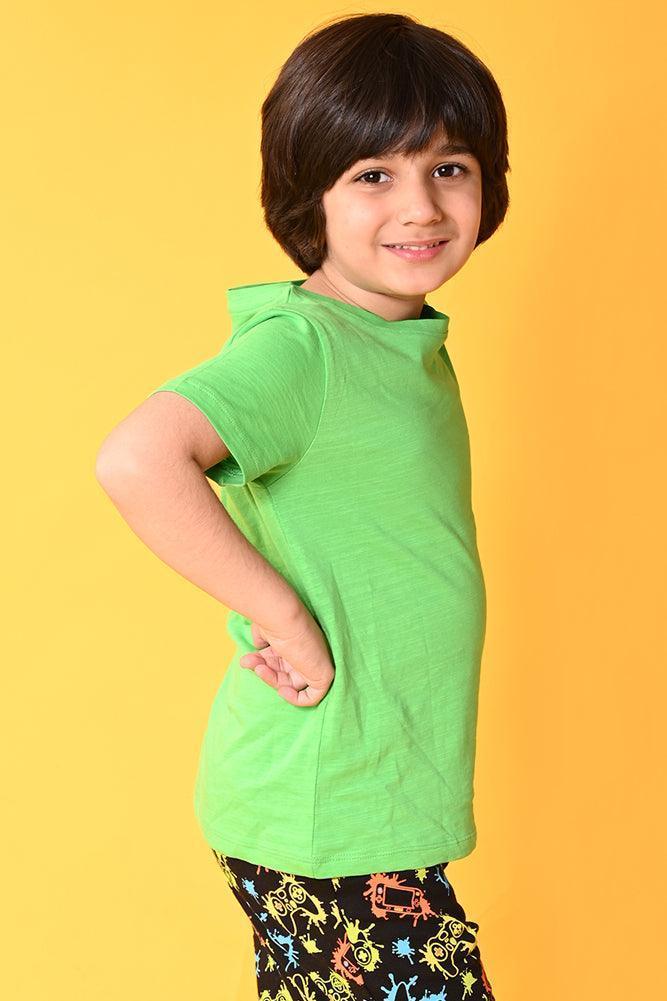 MAKE SOME NOISE SHORT SLEEVES T-SHIRT - GREEN - Image 3