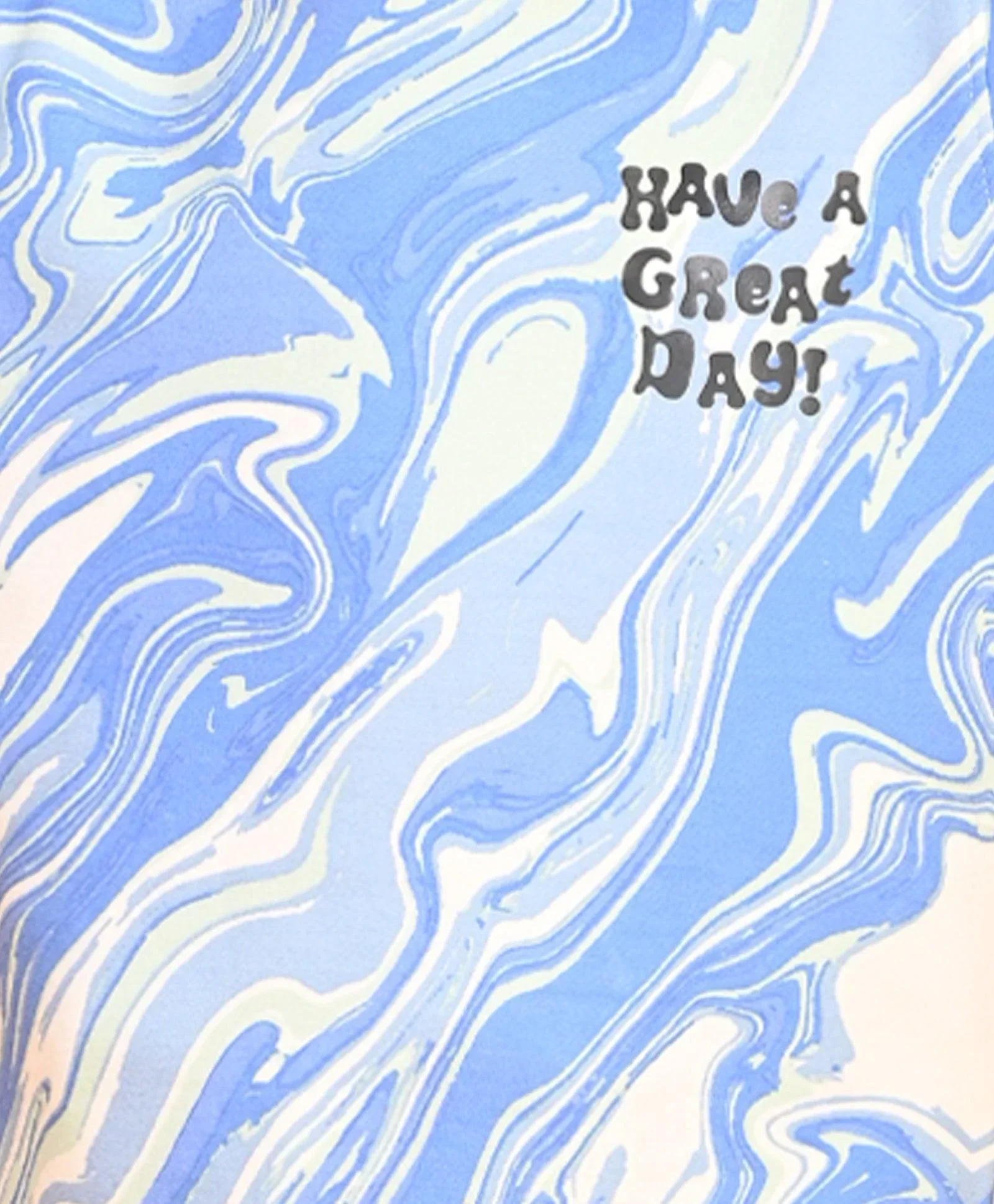 MARBLING BOYS FLEECE SWEATSHIRT - BLUE - Image 4