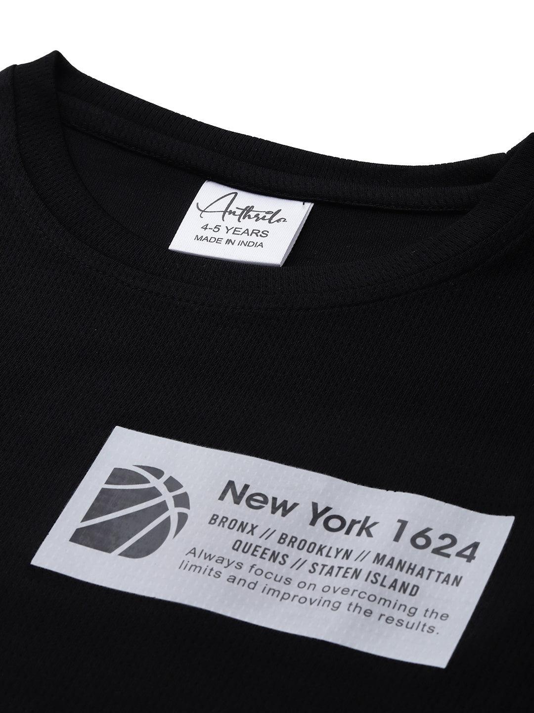 NEW YORK 1624 SPORTY SHORT SLEEVE T-SHIRT - BLACK - Image 6