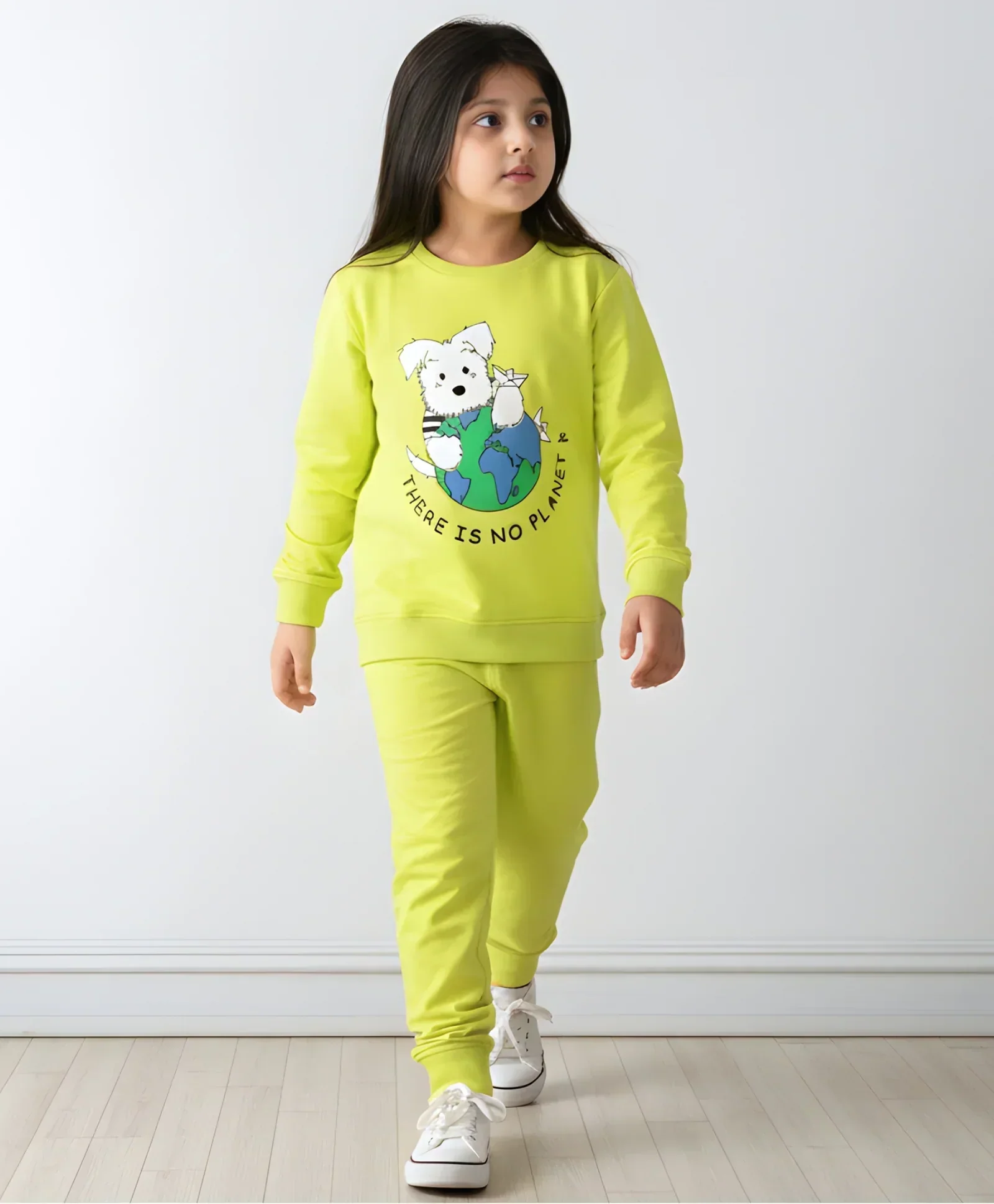 PLANET B GIRLS SWEATSHIRT JOGGER SET (FLEECE) - Image 6