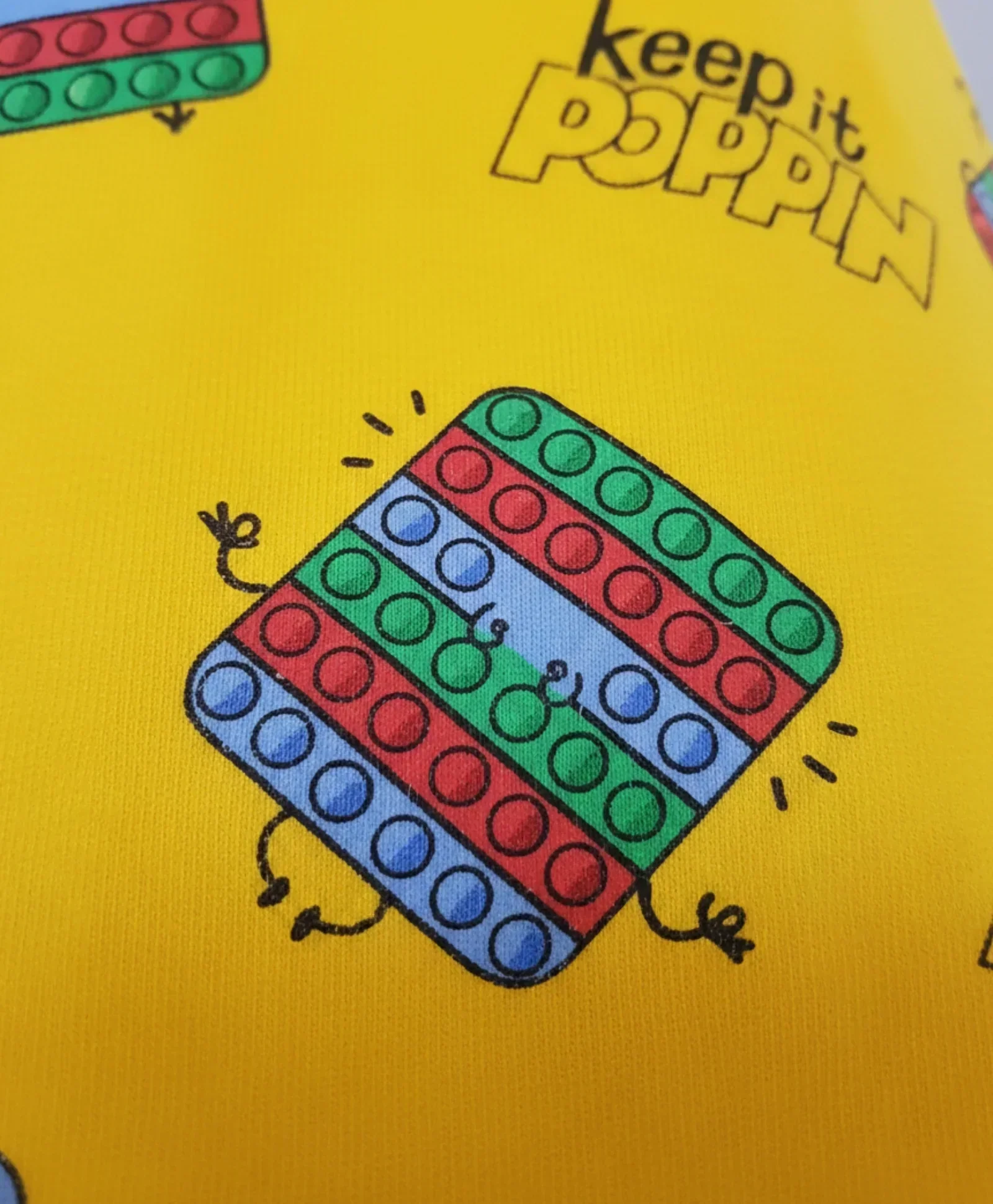 POP IT BOYS YELLOW LONG SLEEVES PYJAMA SET - Image 4