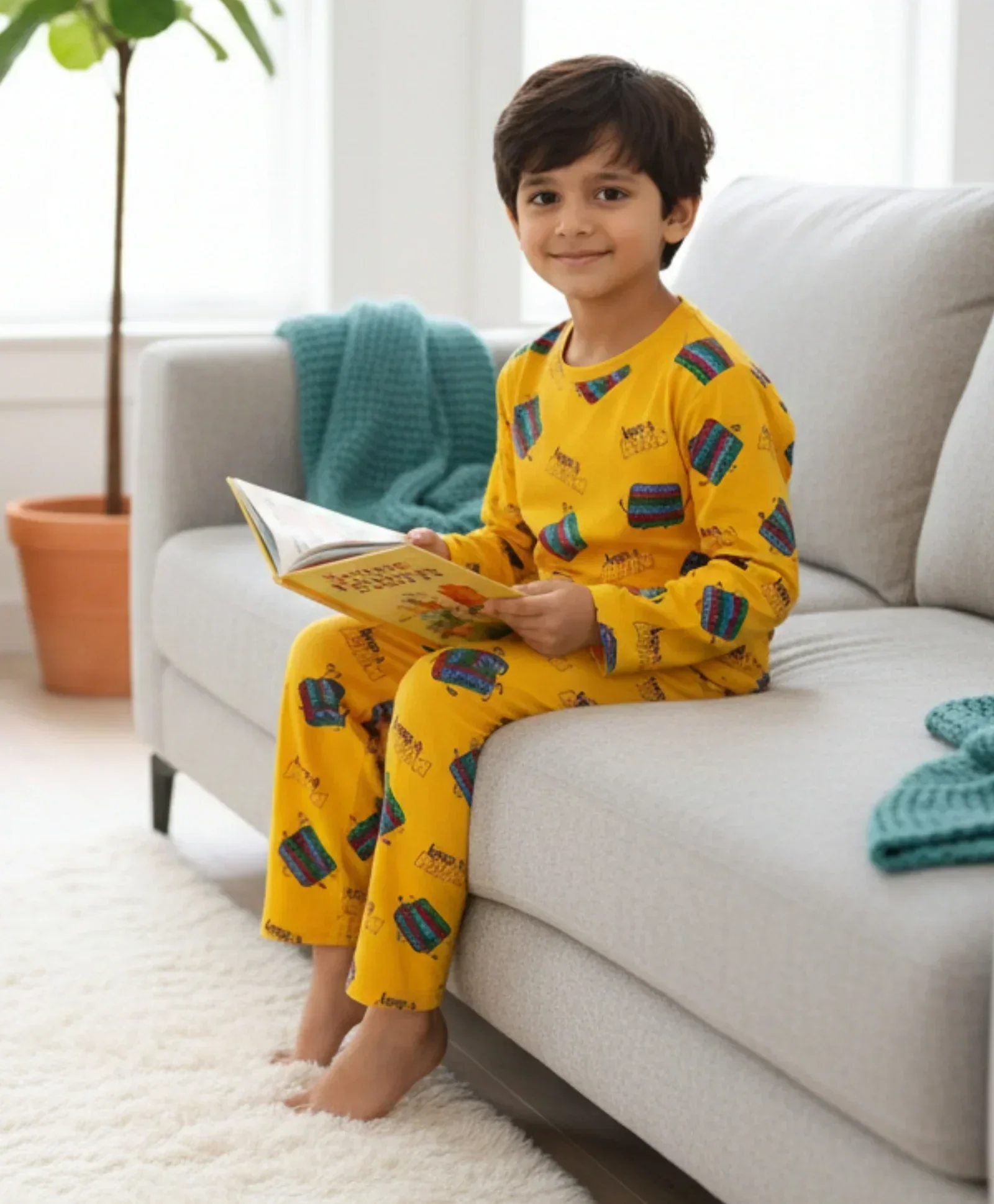 POP IT BOYS YELLOW LONG SLEEVES PYJAMA SET - Image 6