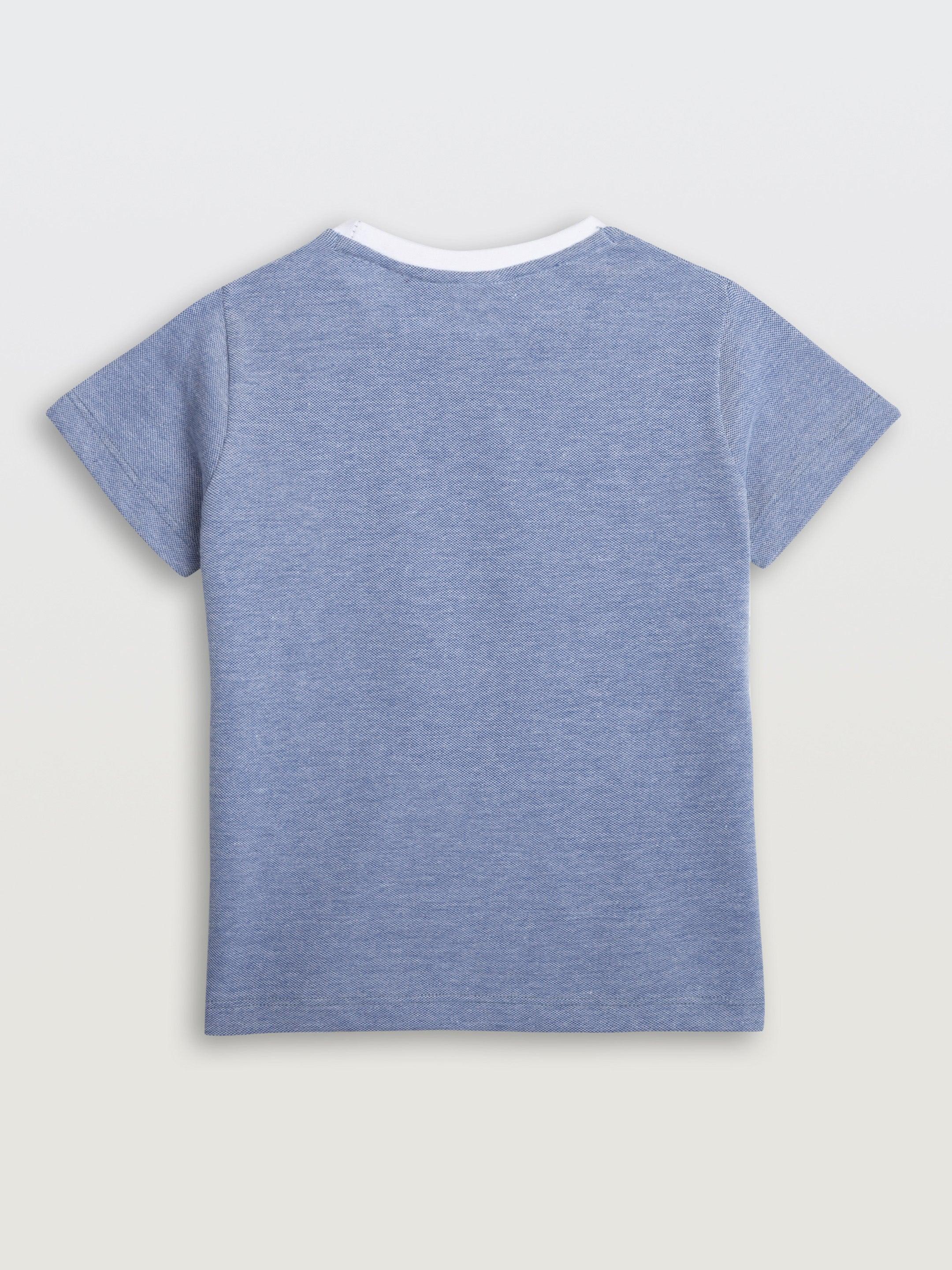 SKATE TIME BLUE SHORT SLEEVE BOYS T-SHIRT - BLUE - Image 7