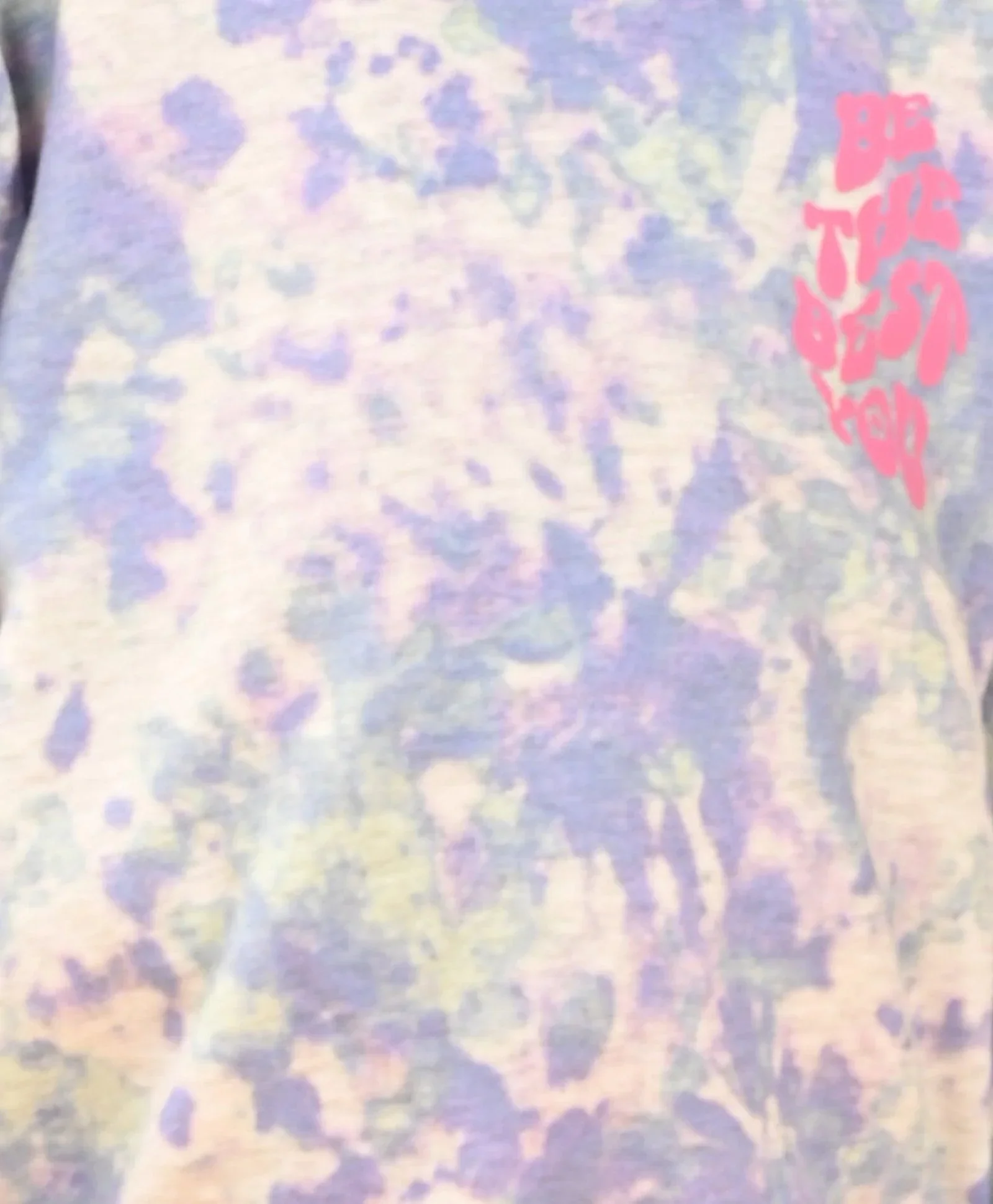 TIE DYE ECRU MELANGE TERRY SWEATSHIRT - ECRU - Image 3