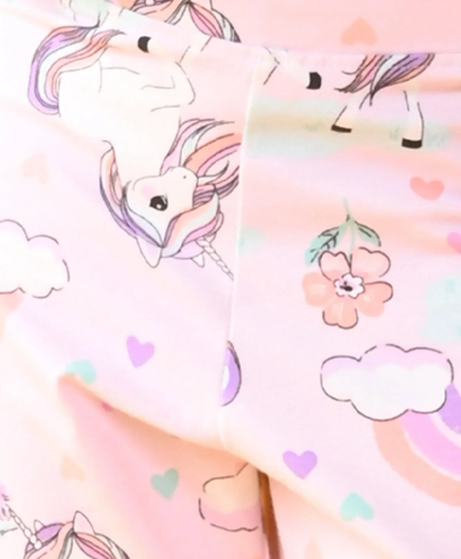 UNICORN HEARTS PINK LEGGING - PINK - Image 4