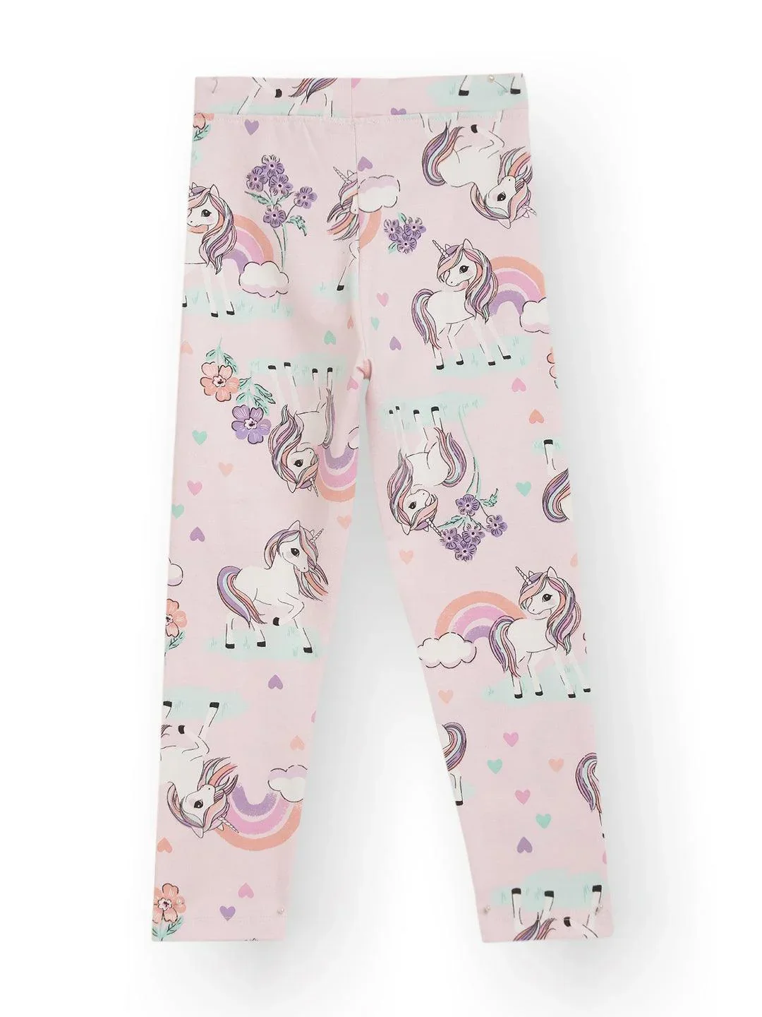 UNICORN HEARTS PINK LEGGING - PINK - Image 6