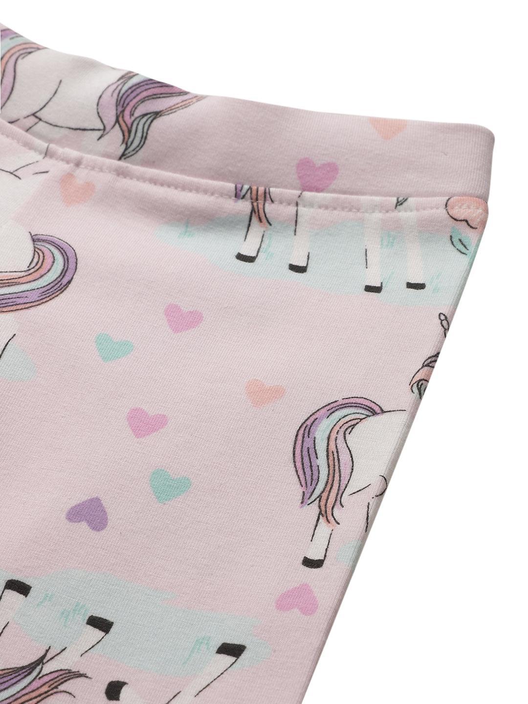 UNICORN HEARTS PINK LEGGING - PINK - Image 7