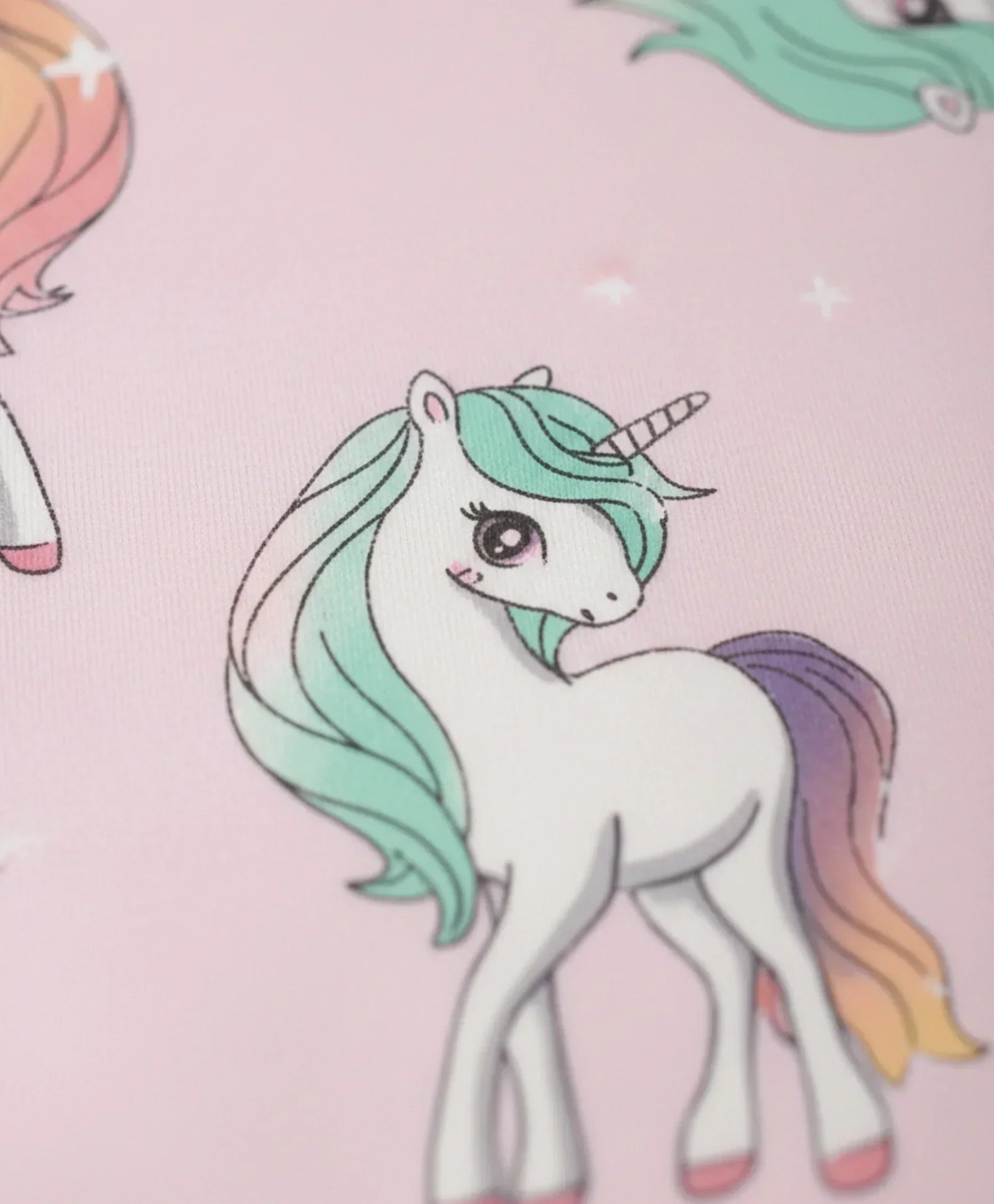 UNICORN STAR  LONG SLEEVE PYJAMA SET - PINK - Image 4